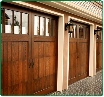 Residential Wooden Garage Doors in Houston, TX